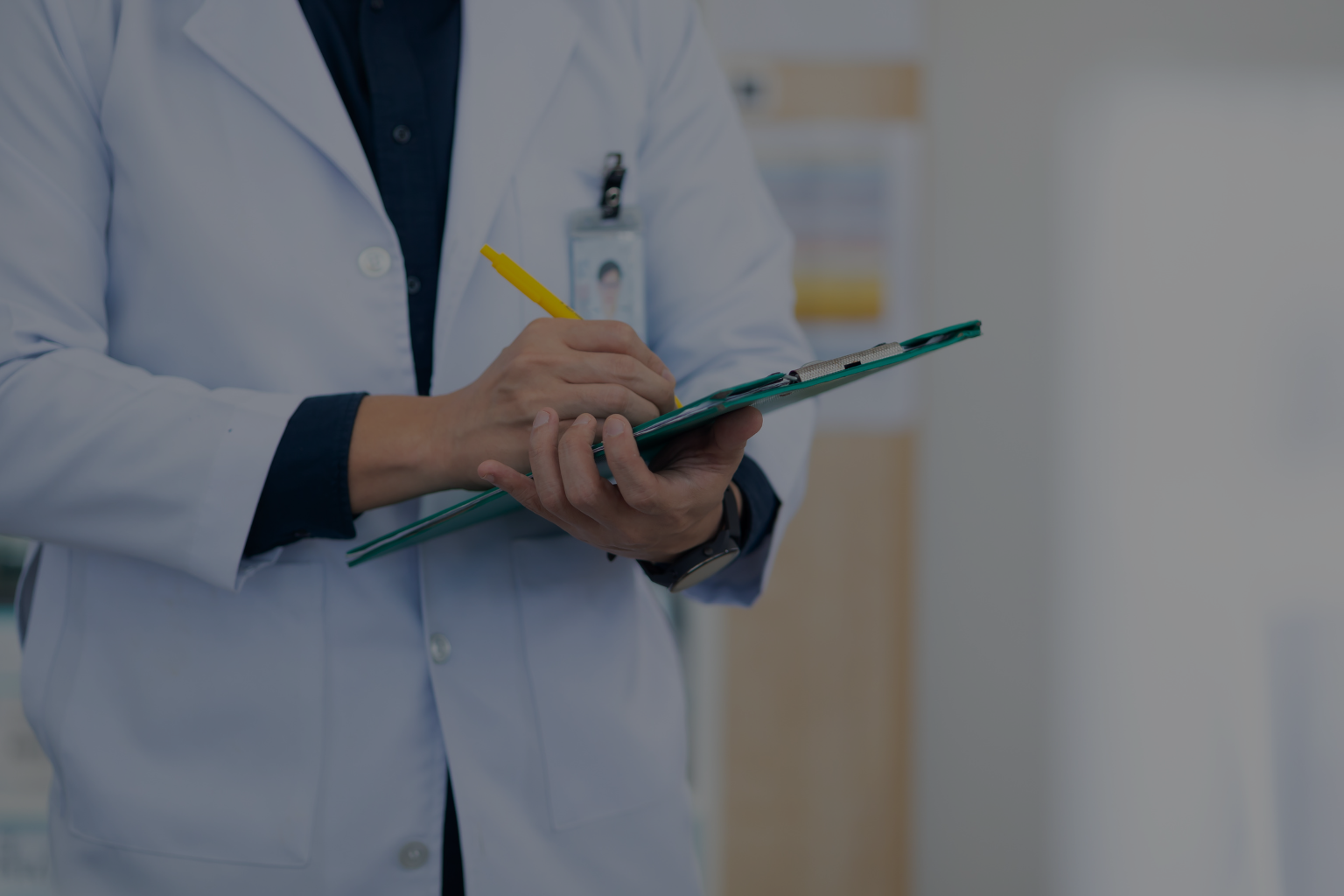 Aerial View of Pharmacist
with Patient